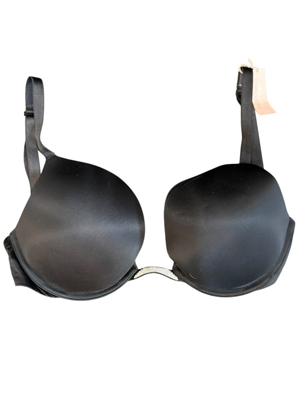 NWT Victoria's Secret Invisible Solutions Plunge Convertible Shine Bra 38D